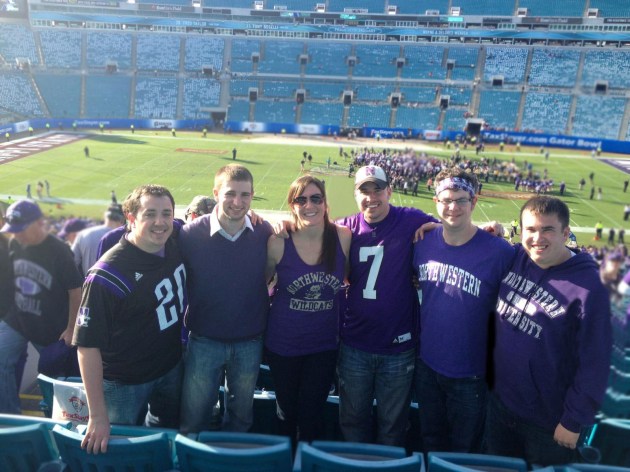 Basking in the victory. (I'm on the right.)